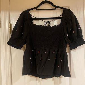 Hillhouse sequin Jammie set- top and pants